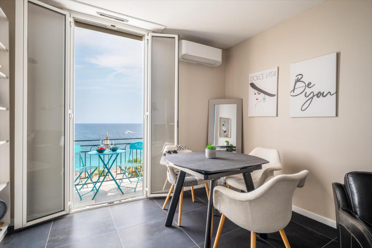 Apartamento Le Balcon De La Baie Des Anges Niza Exterior foto